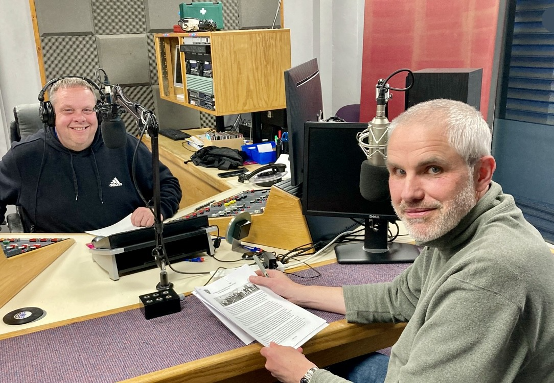 Alan Bessant giving an interview on PCR