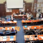 Whittlesey Town Council discussing the rebuild of the Manor Leisure Centre